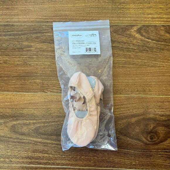 Revolution Stretch Canvas Ballet Shoes - Classic Pink - Picture 4 of 5
